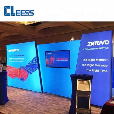 China Easy To Install And Transport Frameless Aluminum Free Standing Trade Show Display Backlit LED Exhibition Light Box for sale