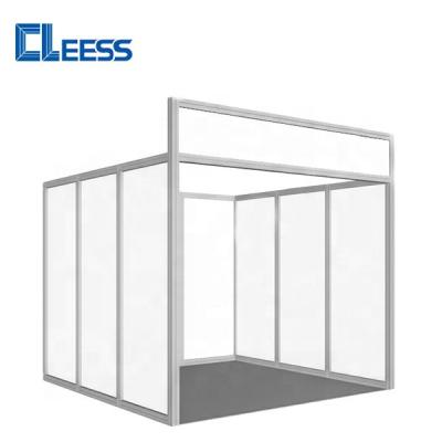 China Aluminum Modular 80mm Square Extrusion Standard Exhibition Booth for sale