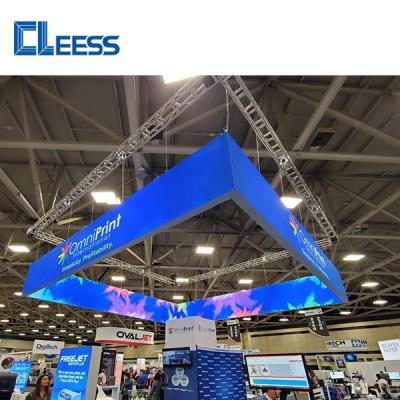 China China Supplier SEG LED Light Frameless Frame Backlit Trade Show Hanging Sign for sale