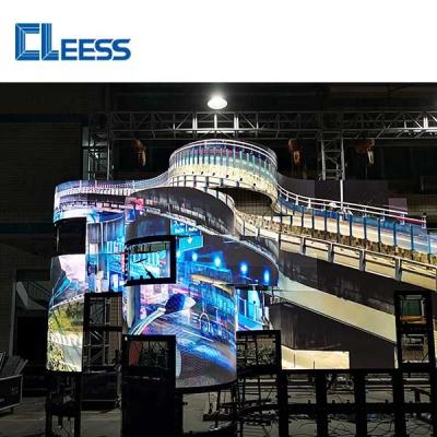 China Fast Seamless Modular Animated Graphics LED Display Screen Graphics Exhibition Trade Show Installation Video Wall for sale