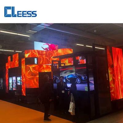 China Quick Installation China Indoor Flexible Dynamic Trade Show LED Panel p2.5 Video Wall Displays for sale