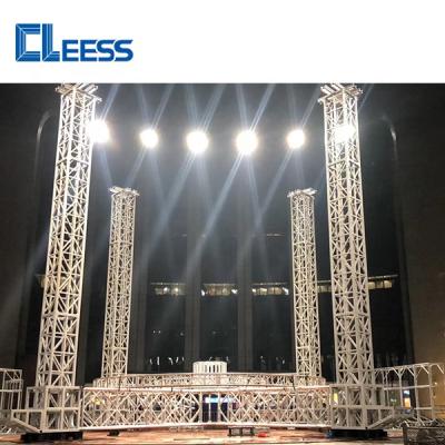 China Heavy Load Shanghai Custom Heavy Duty Spigot Truss Aluminum Lighting Structure For Expo for sale