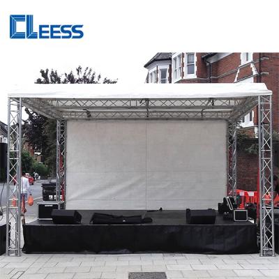 China Portable Aluminum Events Event Stage System With Roof Truss For Concert for sale