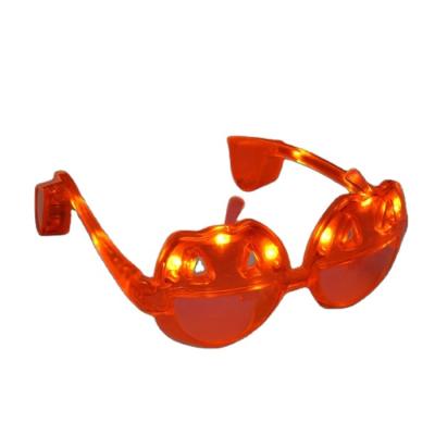 China 2022 New Design Gift Funny Halloween LED Plastic Flashing Glasses Factory Supply For Crazy Party for sale