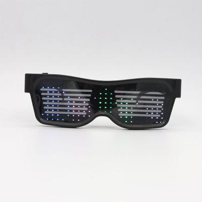 China Party LED Light Up Cool Style Luminous Sunglasses For Best Christmas And New Year Gifts for sale