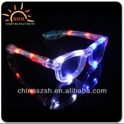 China Party Nightclub Party Light LED Sunglasses , Fancy Party Eye Decoration Items For Parties And Weddings for sale