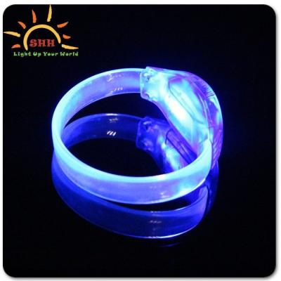 China ABS Ignition Bracelet LED Sound Activated Flashing Bracelet with Justin Bieber for sale