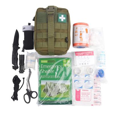 China First Aid Outdoor Portable Multi-component Kit Emergency Medical Emergency Outdoor Military Survival Kit for sale