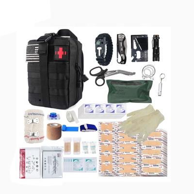 China Compact Portable Outdoor Bag Stop First Aid Kit Safety Rescue Customized Bloodletting Survival Kit for sale