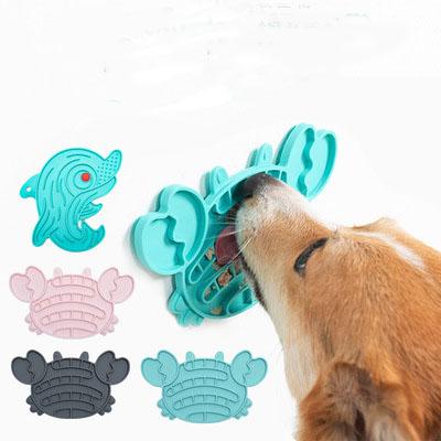 China Slow Food Dish Cats and Dogs Cats Licking Food Dish Feeding Bowl Pet Utensils Mat Food Bowl Pet Toys for sale