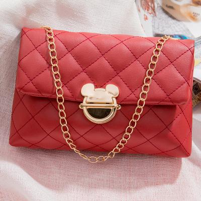 China Wholesale Fashionable Reusable Promotion PU Sling Messenger Girls Leather Cute Handbag For Women for sale