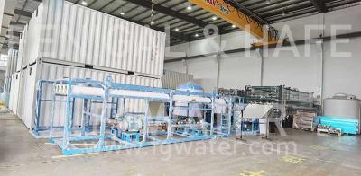 China Mobile 750m3/H Containerized Water Treatment Plant for sale