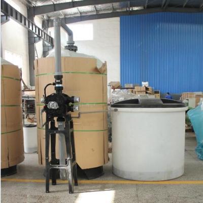 China 30TPH Industrial Water Treatment Softener With Salt Tank for sale