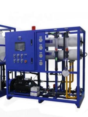 China 50 Ton Per Day Cat Pump 400v Seawater Desalination Plant for sale