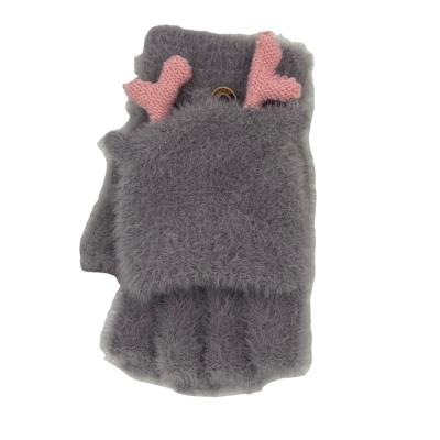 China Custom Daily Life Winter Cold Weather Women Knitted Winter Keep Warm Acrylic Gloves for sale