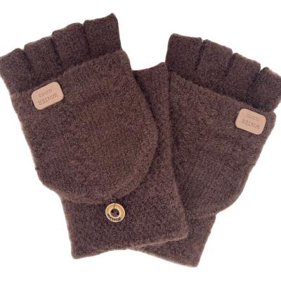 China Cute Daily Life Girl Gloves Winter Knitting Warm Finger Gloves Hand Wrist Touch Screen Fingerless Gloves for sale