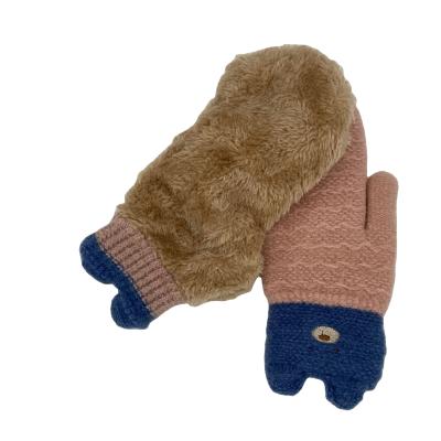 China Now factory warm OEM warm children knit winter gloves where students cool winter warm children for sale