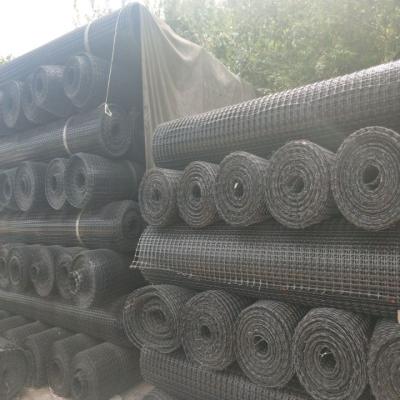 China Contemporary Black Geogrid PP Biaxial Poly Geogrid for sale