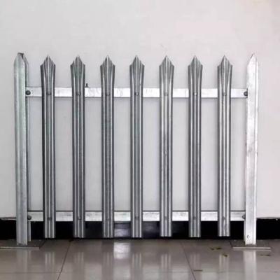 China Easily Assembled Cheaper Galvanized Heavy Steel Palisade Euro Fence for sale