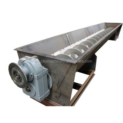 China Oil Heavy Duty Low Cost U Type Trough Screw Conveyor For Wet Sand Coal for sale