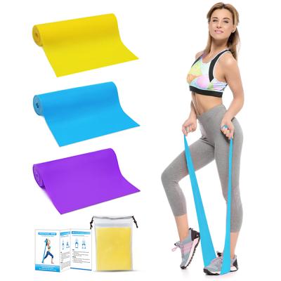 China Best Durable Elastic Band Fitness Home Training Natural Latex Resistance Bands Different Resistance Levels Yoga Elastic Bands for sale