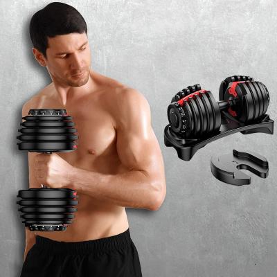 China Complete Fitness Free Weight Lifting Fitness Exercise Gym Home Use Adjustabell Unisex Dumbbell Set. for sale