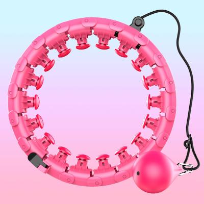 China 2021 Product No Ball Core Trainer 24 Knot Magnetic Fall Massage Weighted Polynesian Dance Top Selling Detachable Ring JPC-111 for sale