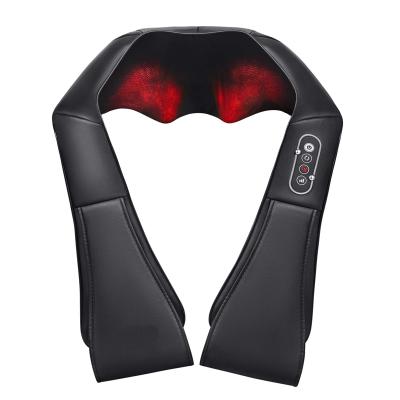 China 4D Heating Infrared Heater Manual Relieve Shoulder and Neck Pain Massaging Pillow Cushion Neck Back Infrared Massager. for sale