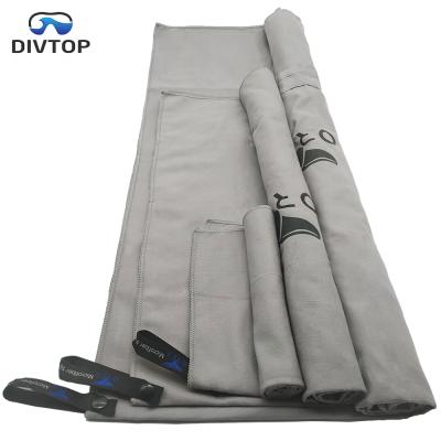 China Compressed Divtop Microfiber Quick Dry Absorbent Towel Set Set For Cleaning for sale