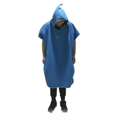 China Wholesale QUICK DRY microfiber printed robe changing hooded towel for beach for sale