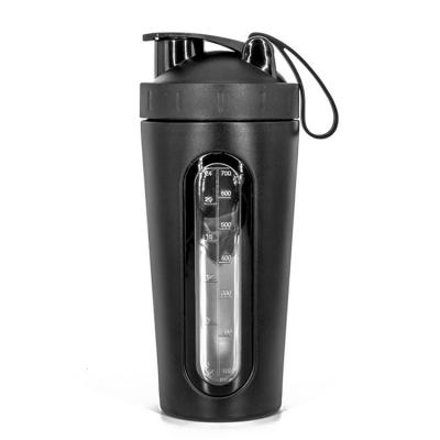 China Viable Protein Cup Stainless Steel Exercise Mix Water Bottle, Smell Resistant Gym Shaker Drink Insulated Water Bottle. for sale