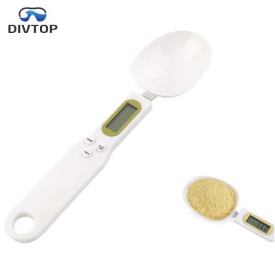 China Kitchen Weighing Electronic LCD Digital Spoon Weight Scale Gram Kitchen Spoon Scales, Tare Function Weighing Digital Spoon Scale for sale