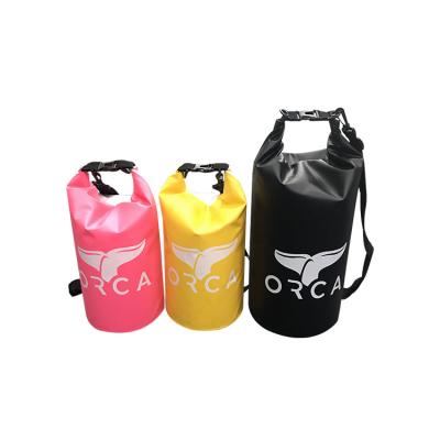 China Wholesale 10L 20L 30L PVC 500D Mesh Fabric Customized Waterproof Dry Bag for sale