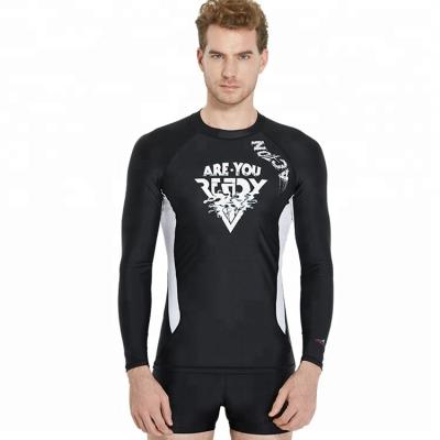 China Custom Mens Long Sleeves UV Protection Surf Long Sleeves Rash Guard for sale