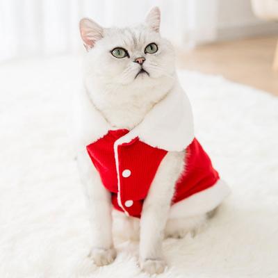 China Sustainable Soft Pet Clothes Dog Apparel Puppy Two-Foot Sweater Hooded Teddy Cat Season Warm Supplies Manufacturers Wholesale for sale