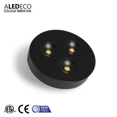 China Modern 12V 3W Power Surface Mount Recessed LED Puck Light Under Cabinet Led Light for sale