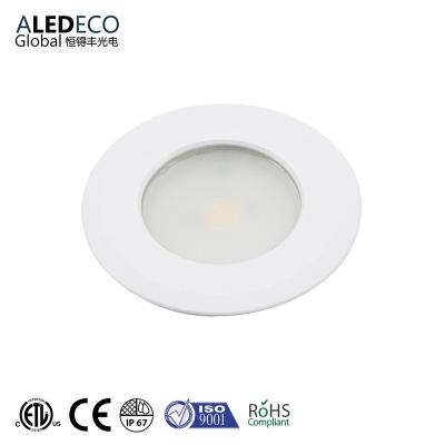 China Hot Item Modern Dim To Heat 3W 12V COB LED Cob Step Light Outdoor Waterproof Recessed Cabinet Light for sale