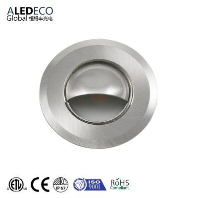 China Hot Product Modern Dim To Heat 3W 12V COB LED Cob Step Light Outdoor Waterproof Recessed Cabinet Light for sale