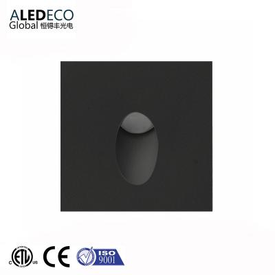 China Indoor or Outdoor Modern Design Hallway Step/Path/Pedestal/Square Recessed Wall Foot LED Light Stair Step Light for sale