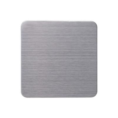 China Decoration Master Grade 316 Embossed/Etched/Hairline/Colored Sheet Stainless Steel Gray Series for sale