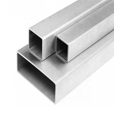 China Construction ASTM Hairline Hollow Stainless Steel 304 Rectangular Pipe 8