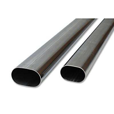 China Industry Construction AISI 304 Stainless Steel Pipe 15mm 25mm Bus Railing Welded Stainless Steel Pipes Flat Oval Tube For Pipe Railing Design for sale