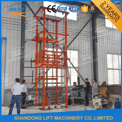 China 2.5T 3.6m Lift van de Pakhuis de Hydraulische Lift voor Goederen, 36m/min Te koop