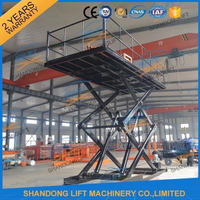 China CE 3T 4.6M Hydraulic Home Garage Car Scissor Lift , Heavy Duty Home Garage Scissor Car Lift for sale