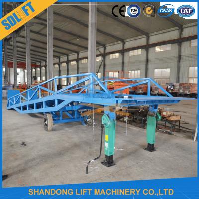 China 6 - 15T mobiele dock leveler magazijn hydraulische container laden rampen Te koop