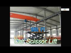 electric motor hydraulic scissor car lift for home use garage 3t 3m