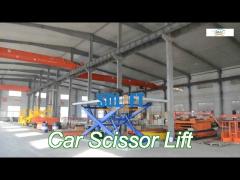 3m 3tons hydraulic scissor car lift for basement car parking lift home use