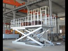 Mobile 2.5t 3m Hydraulic Scissor Car Lift For Home Use