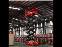 6m 8m 10m 12m 14m Aerial Small Work Platform Hydraulic Self Driving Electric Scissor Lifts