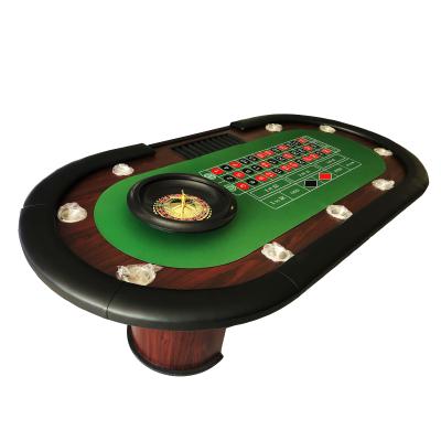 China Blackjack Customized MDF Casino Poker Table Roulette Poker Table Game Table Blackjack for sale